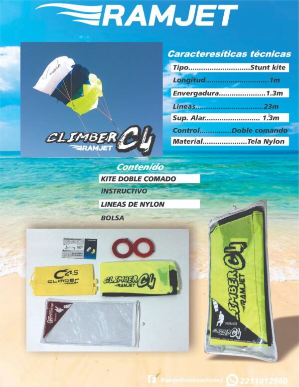 C4 CLIMBER KITE DOBLE COMANDO - Image 3